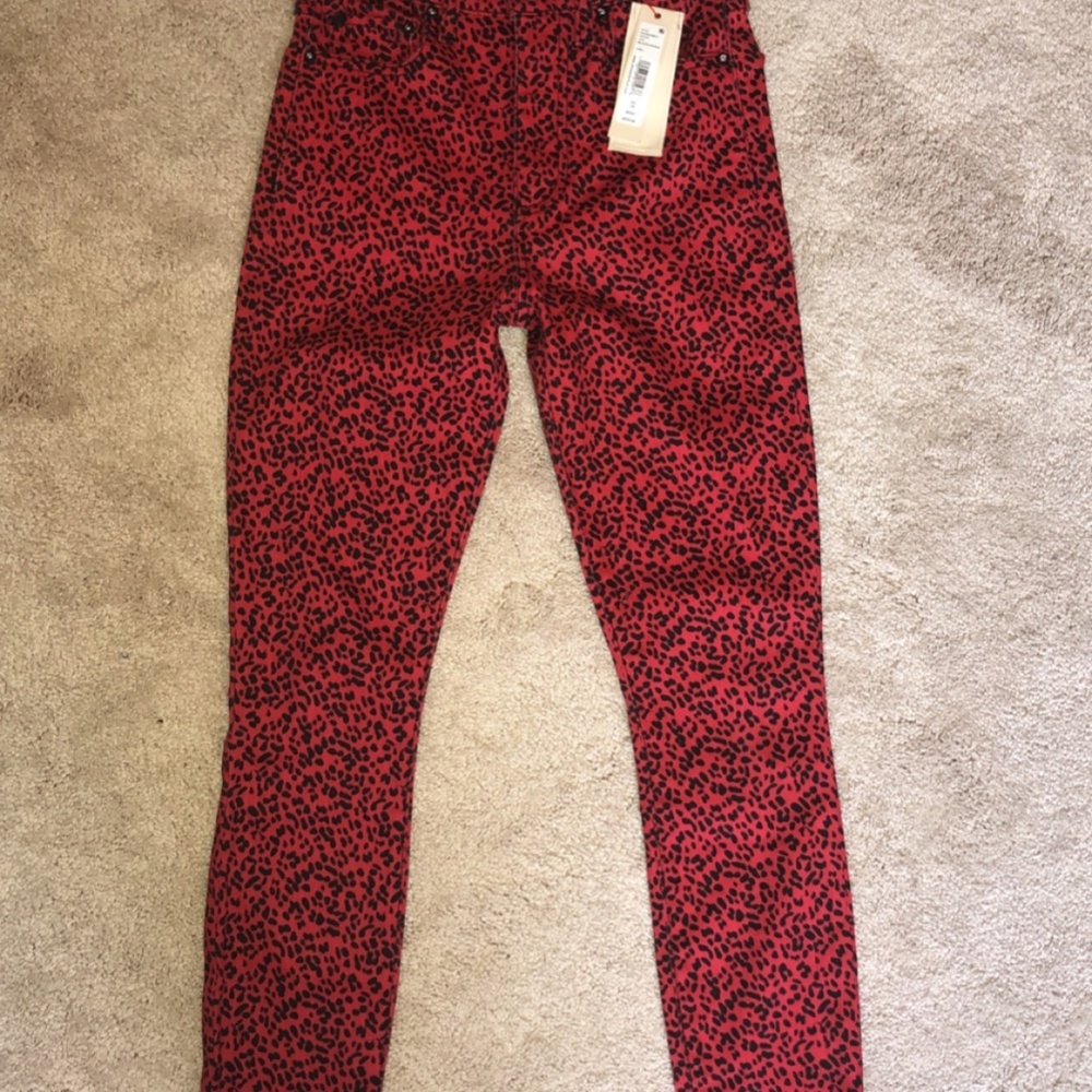 Mini Leopard High Rise Jean - Picture 2 of 4